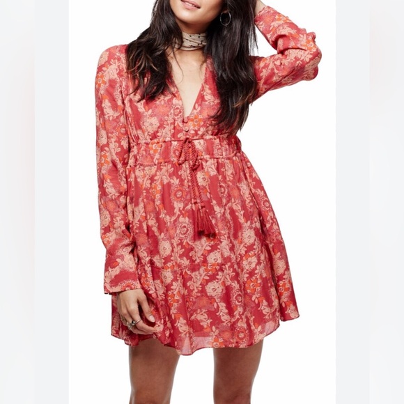 Free People Dresses & Skirts - Free People Stealing Fire Tunic Dress Size L